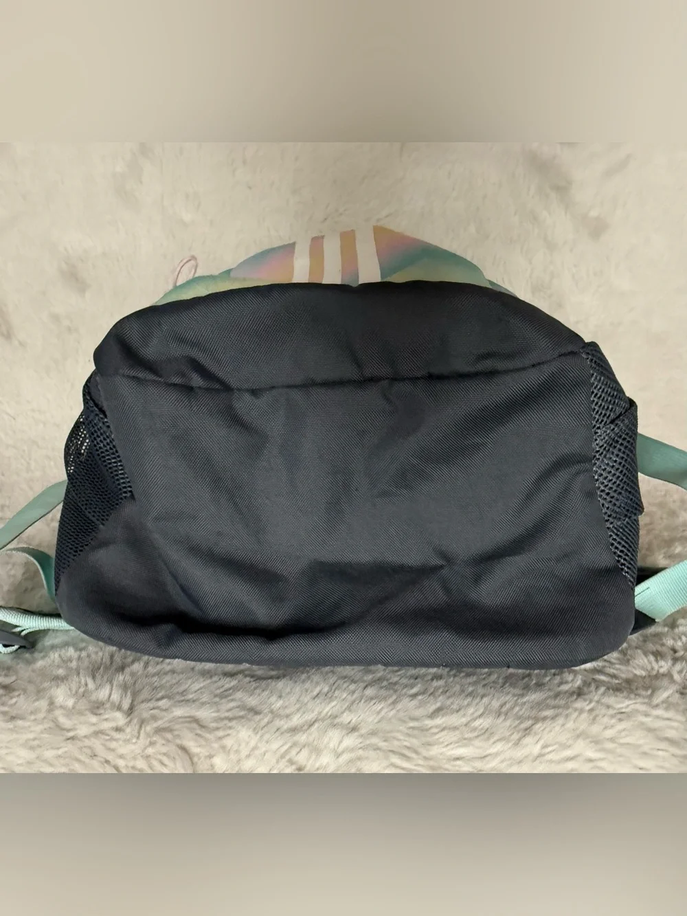 adidas Pastel Rainbow Gradient Backpack and Lunch bag set- Mint, Pink, Yellow - Picture 16 of 16